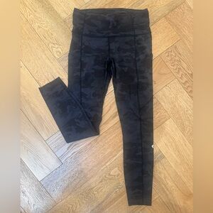 lululemon athletica Charcoal Camo High-Rise Leggings
